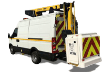 Minibus Hire Darlington - 12.5M Cherry Picker 3.5T - Van hire Darlington