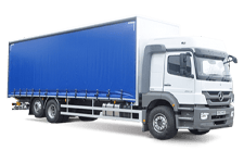 Minibus Hire Darlington - 26 Tonne Curtain Side Truck - Truck hire Darlington