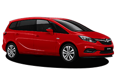 Minibus Hire Darlington - Vauxhall Zafira 7-Seater - Minibus hire Darlington